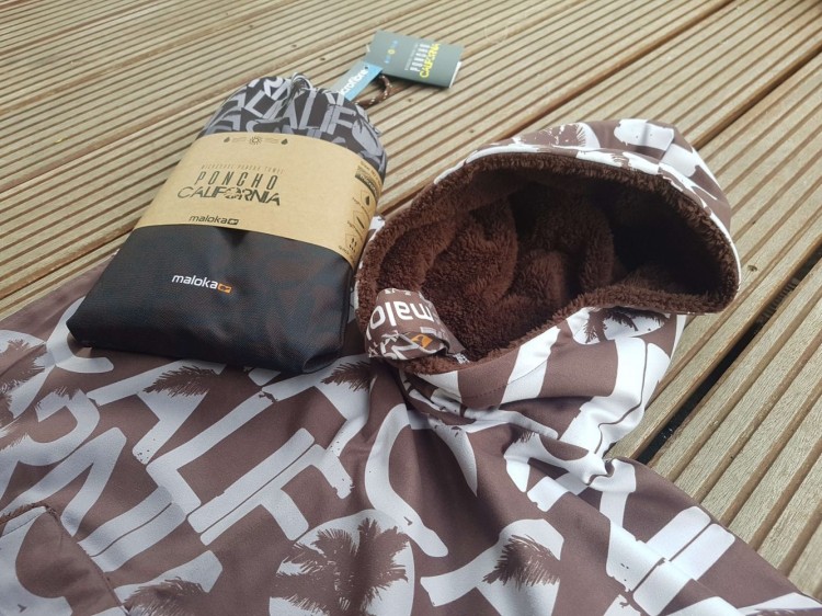 brown poncho for kid girl boy robe for swimming pool warm poncho brązowe ponczo dla dziecka hooded towel