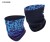 komin dwuwarstwowy ciepły termoaktywny na szyję bawełniany granatowy polarowy niebieski na narty chimney scarf tube blue