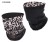 komin dwuwarstwowy ciepły termoaktywny na szyję bawełniany czarny polarowy brązowy na narty chimney scarf tube black brown