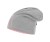 czapka dwuwarstwowa dwustronna kolorowa termoaktywna bawełniana polarowa oddychająca różowa szara thermoactive hat beanie fleece cotton pink gray