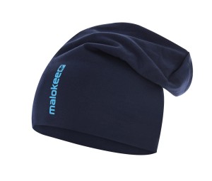 Beanie hat cotton navy blue