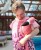 ponczo dla dzieci ręcznik z kapturem różowy wygodny szybkoschnący poncho hooded towel for kid rose pink quickdrying