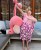 ponczo dla dzieci ręcznik z kapturem różowy wygodny szybkoschnący poncho hooded towel for kid rose pink quickdrying