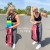 plecak na deskorolke worek skateboard bordowy