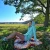 mint hoodie sweatshirt with hood organic cotton seledine mount2wave malokee