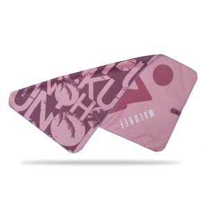 Ręcznik sportowy fitness Nohopuku wrzosowy Sunset 100x50cm