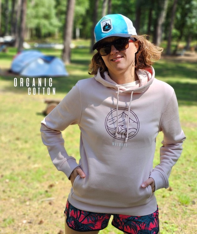 hoodie soft rose organic cotton hooded sweatshirt