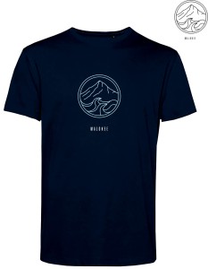 Koszulka t-shirt z bawełny organicznej #MOUNT2WAVE NAVY Blue