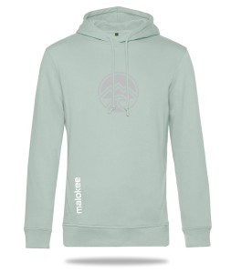 Organic cotton hoodie mint #Mount2Wave