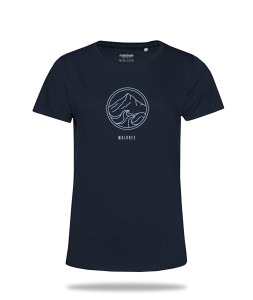 Koszulka t-shirt organiczna granatowa damska Mount2Wave 